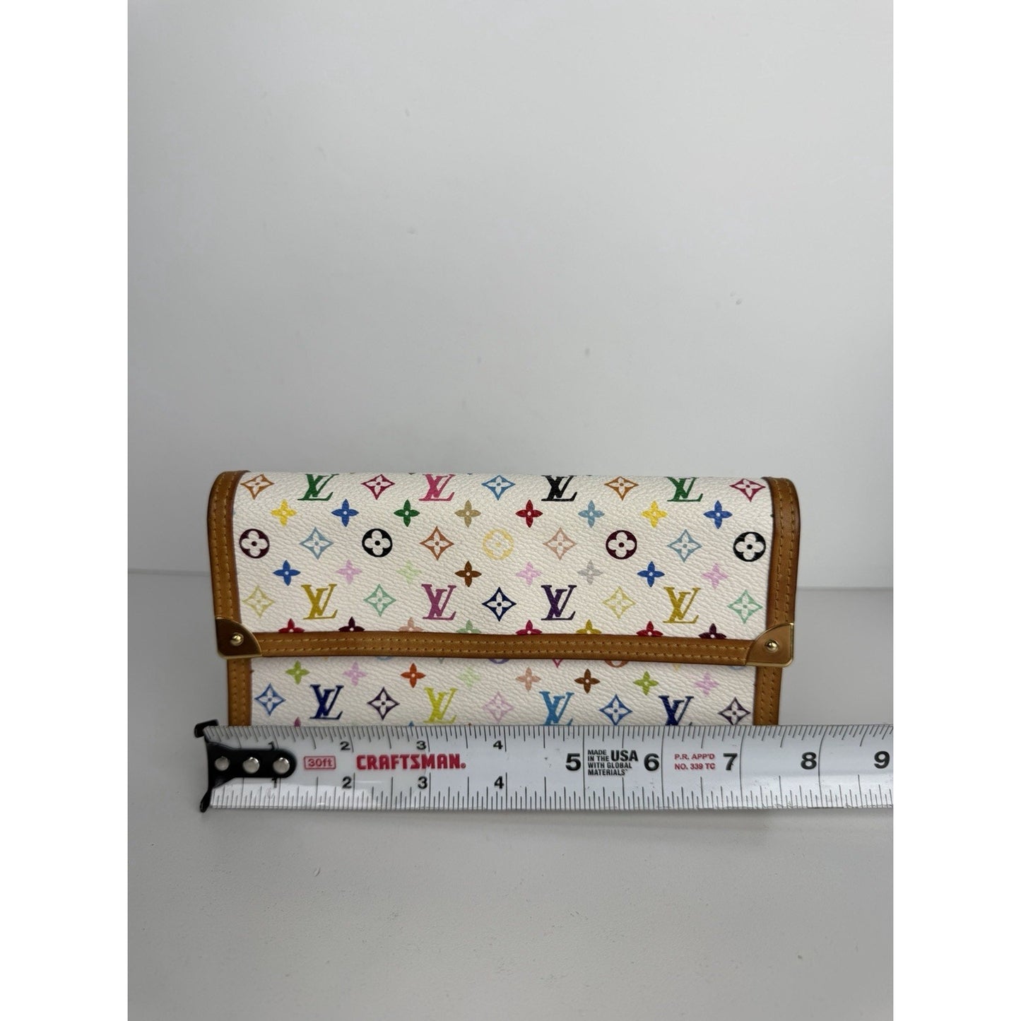 Louis Vuitton Takashi Murakami Multicolor Porte Tresor International Wallet 2003