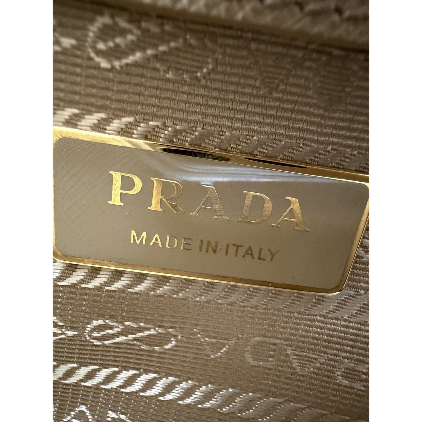 Prada Galleria Small Top Handle Bag in Beige Saffiano Leather C-9