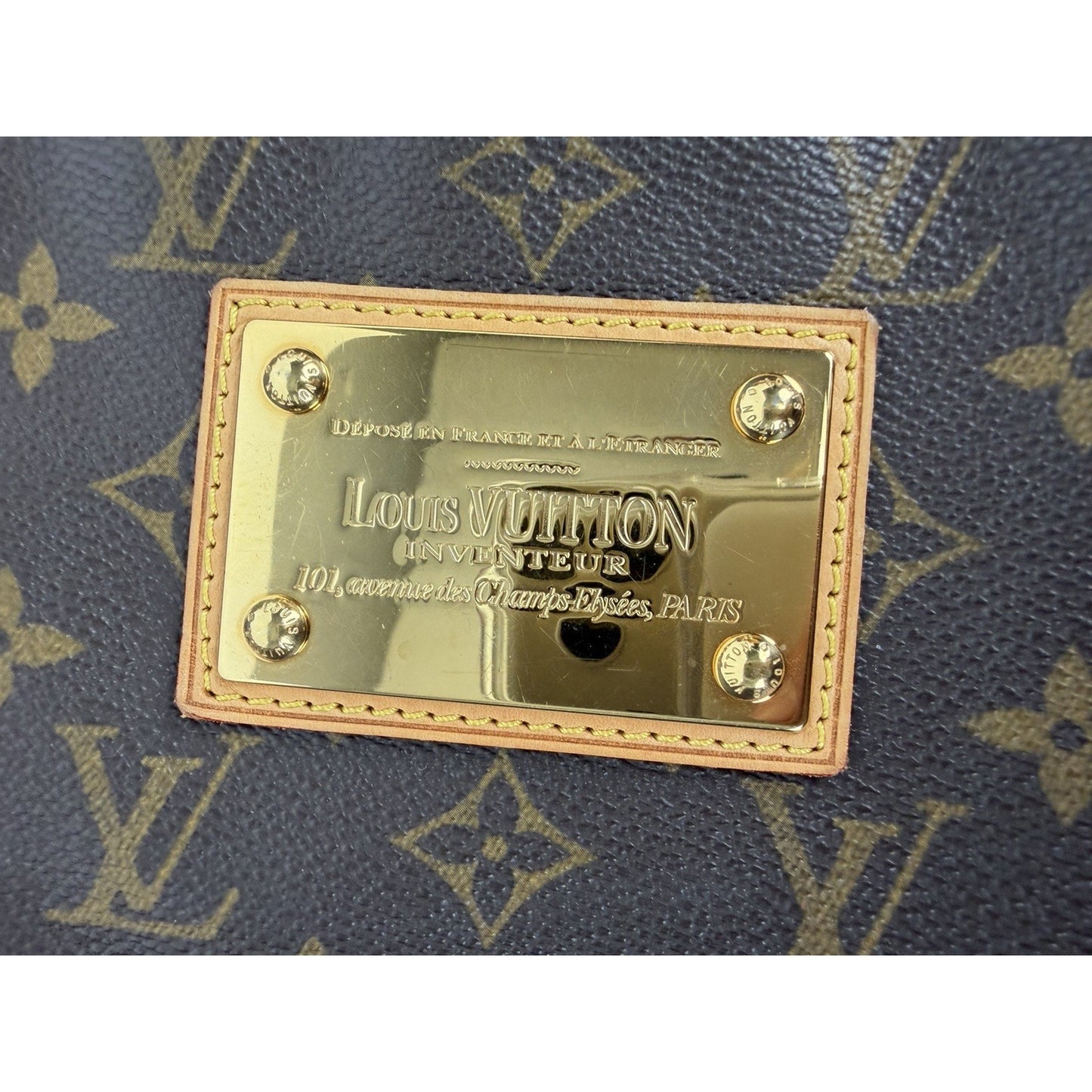 Louis Vuitton Galliera PM Bag in Brown Iconic Monogram Coated Canvas 2009 S09