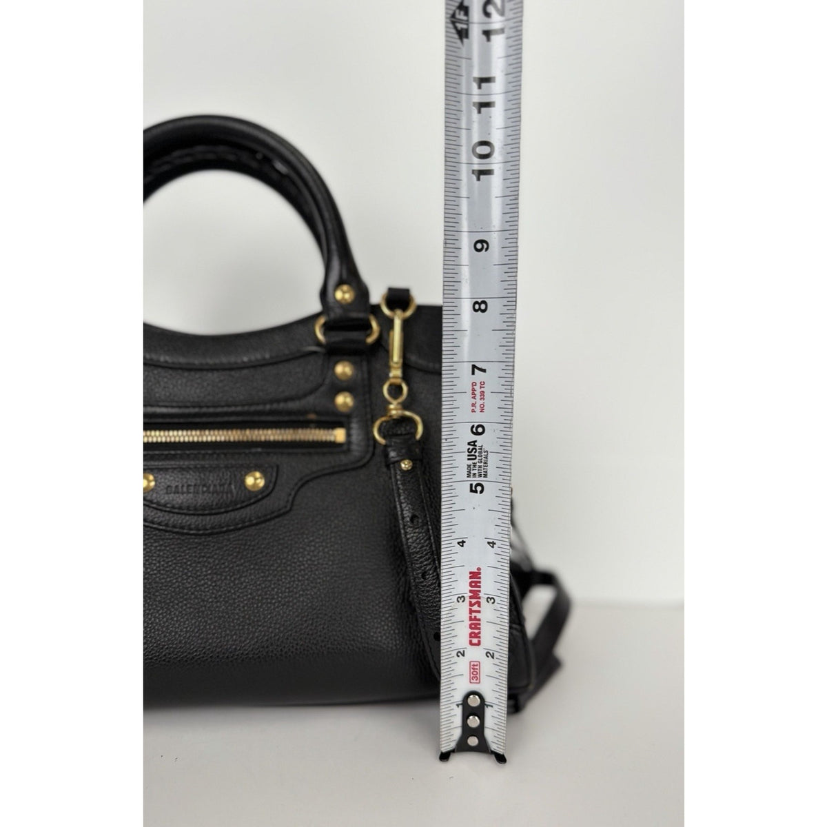Balenciaga Neo Classic City Bag Small in Black Grained Calfskin Leather S-05