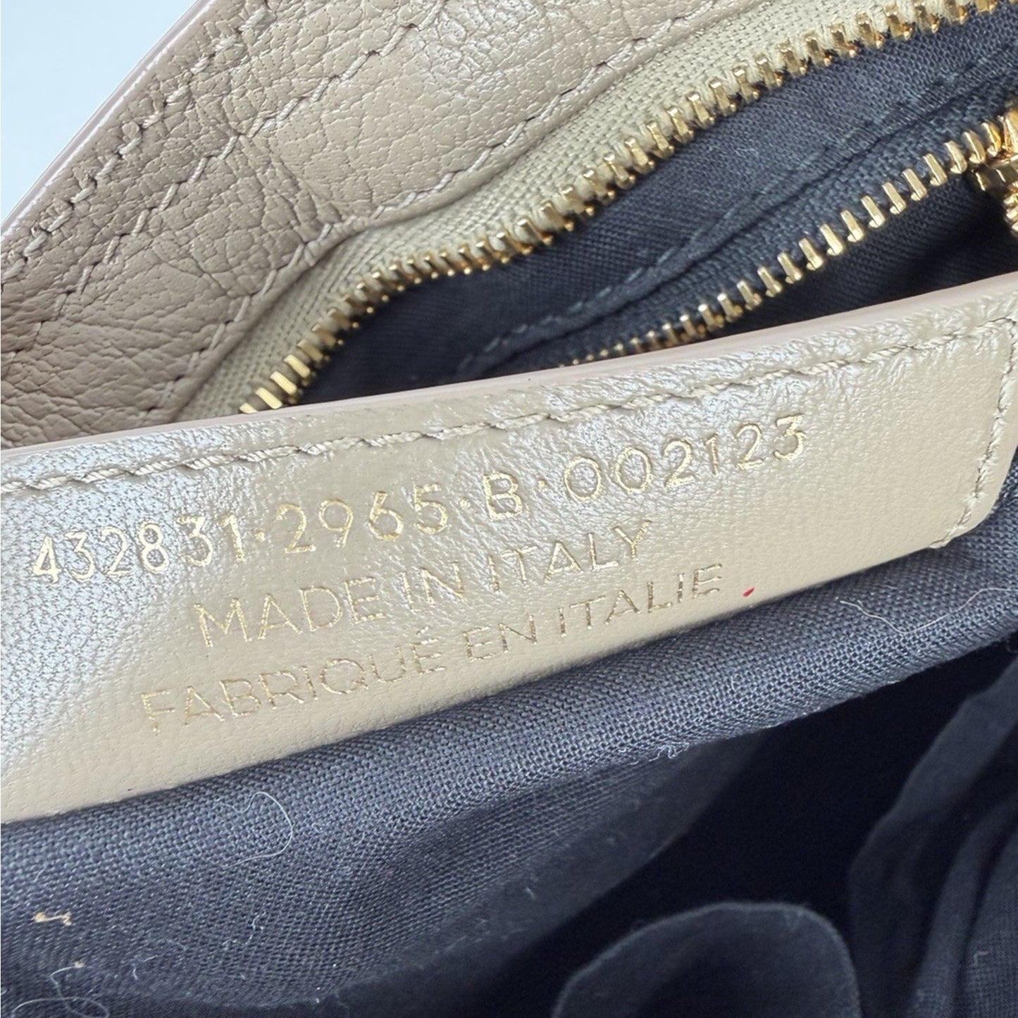 Balenciaga Metallic Edge City Bag Small in Beige Leather with Gold Hardware B-1