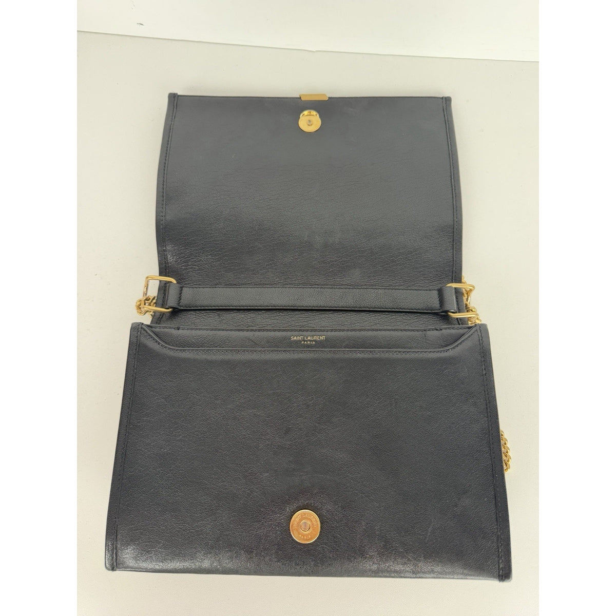 Yves Saint Laurent Becky Medium Shoulder Bag in Black Quilted Leather S-13