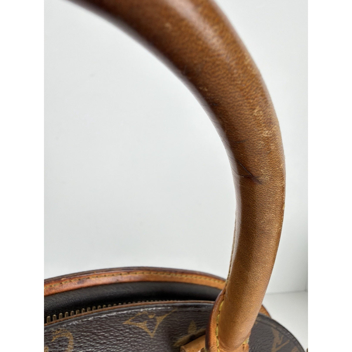Louis Vuitton Ellipse PM Handbag in Brown LV Monogram Coated Canvas 2000 S08