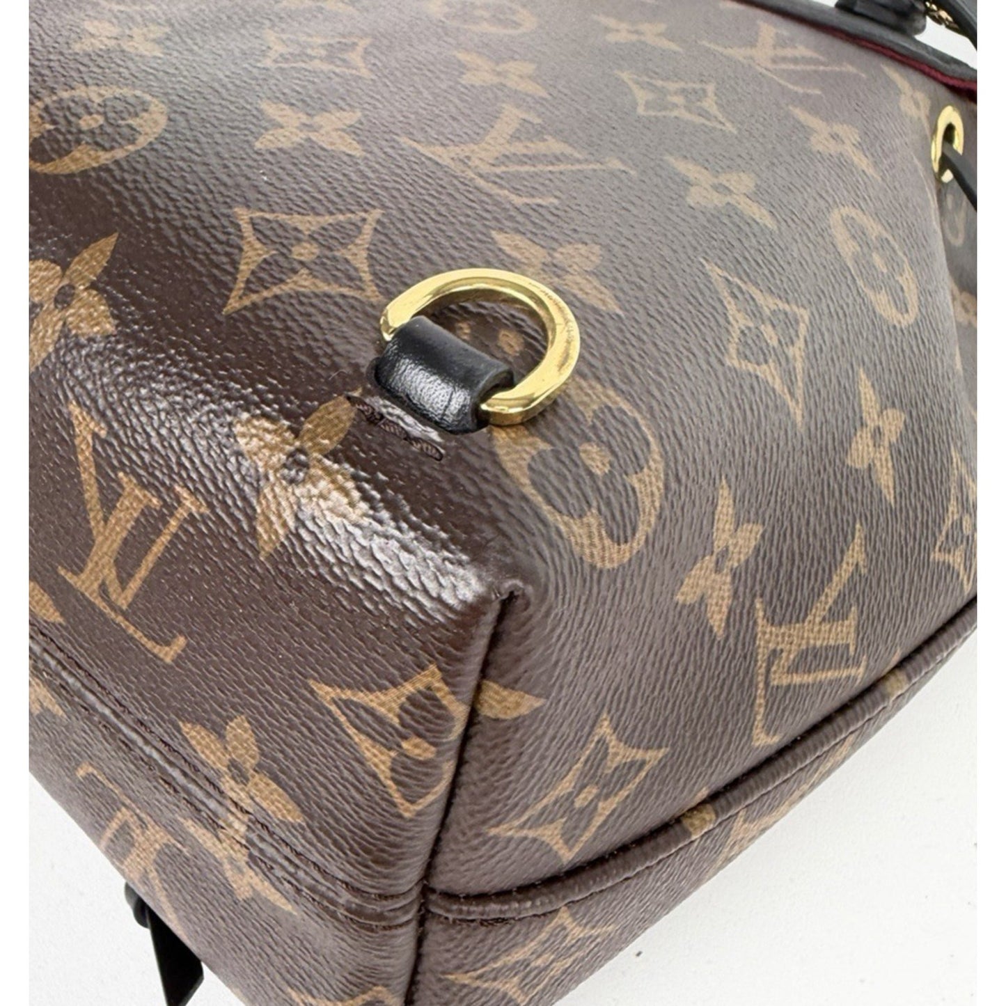 Louis Vuitton Montsouris BB Backpack in Classic Monogram Coated Canvas NFC E8