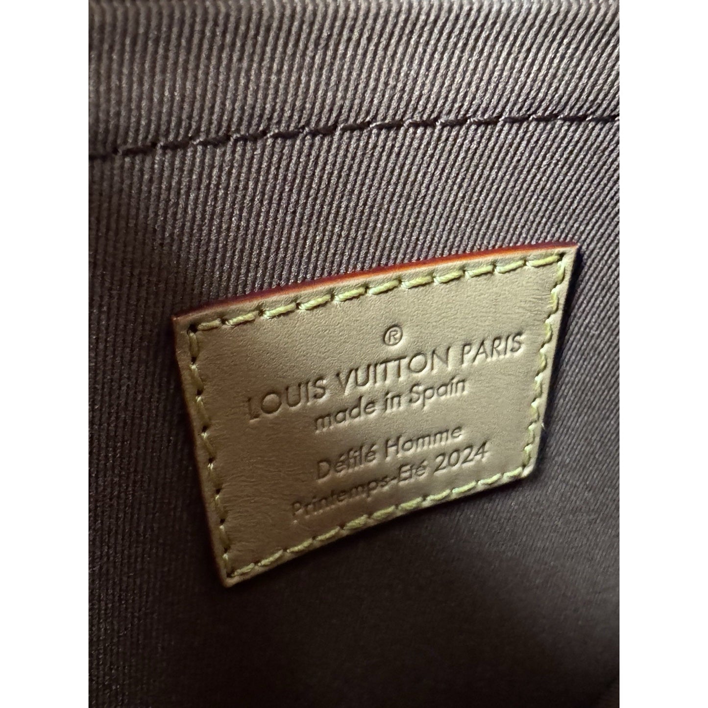 Louis Vuitton Damier Pop Chess Messenger Jaune Mat Yellow Bag