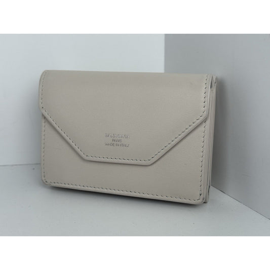Balenciaga White Envelope Flap Wallet