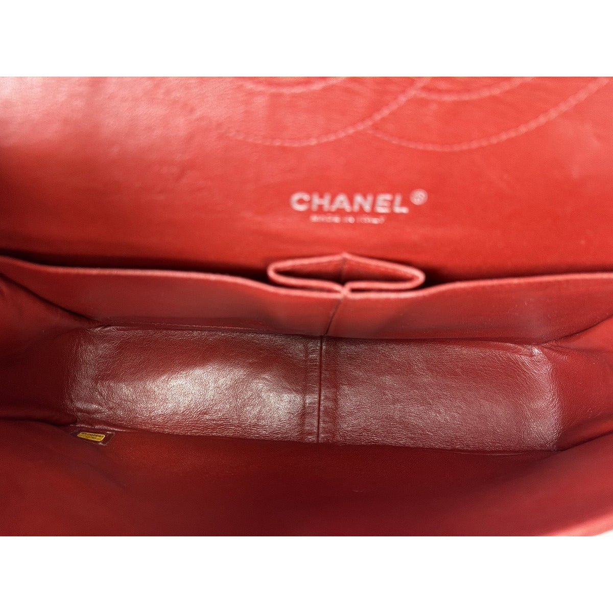 Chanel Jumbo Classic Flap Bag in Deep Red Caviar Quilted Leather 2013-2014 D1
