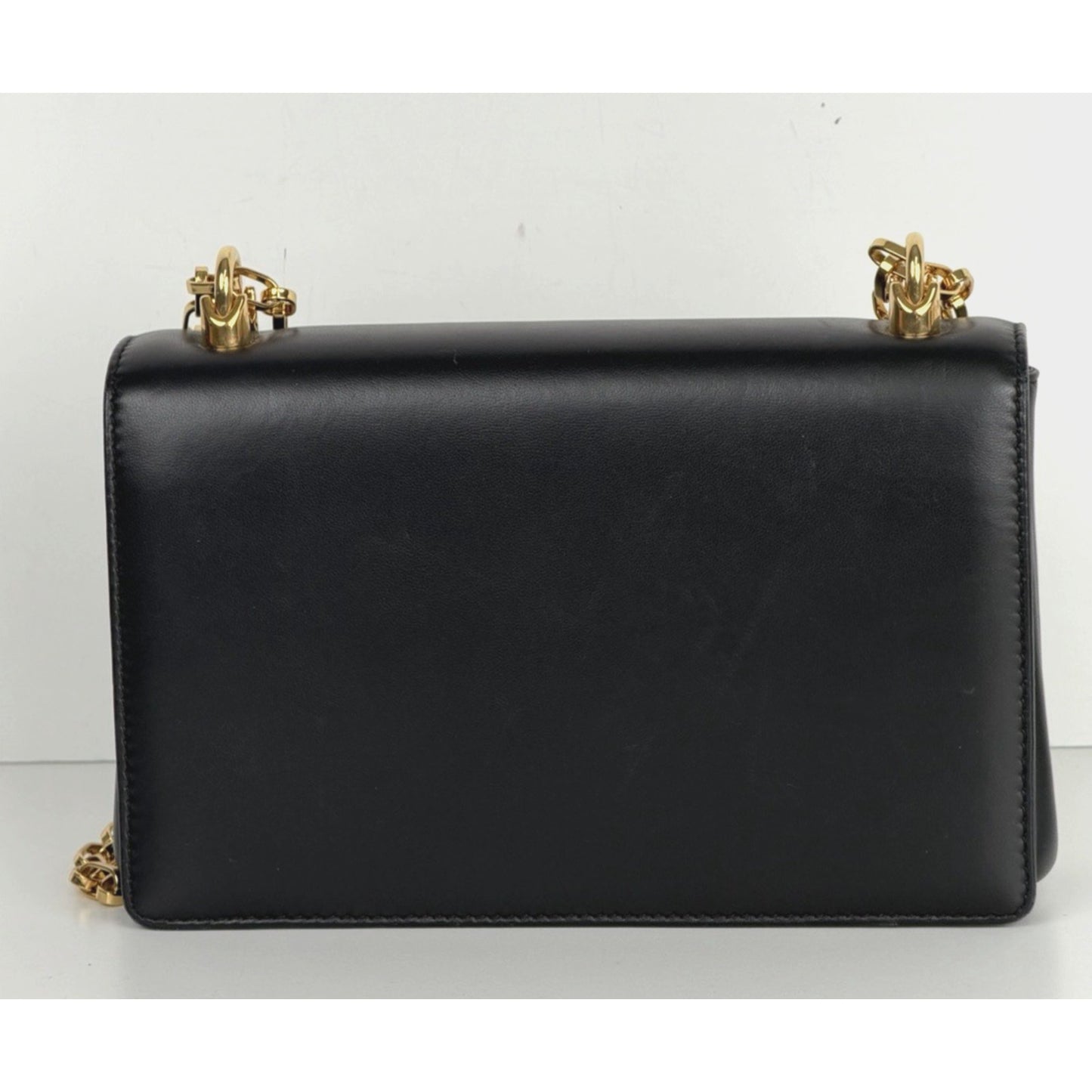Dolce & Gabbana DG Girls Shoulder Bag Small in Black Leather for Women S15