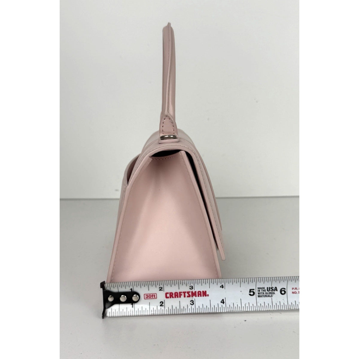Balenciaga Hourglass Small Top Handle Bag in Pink Leather Detachable Strap S-05