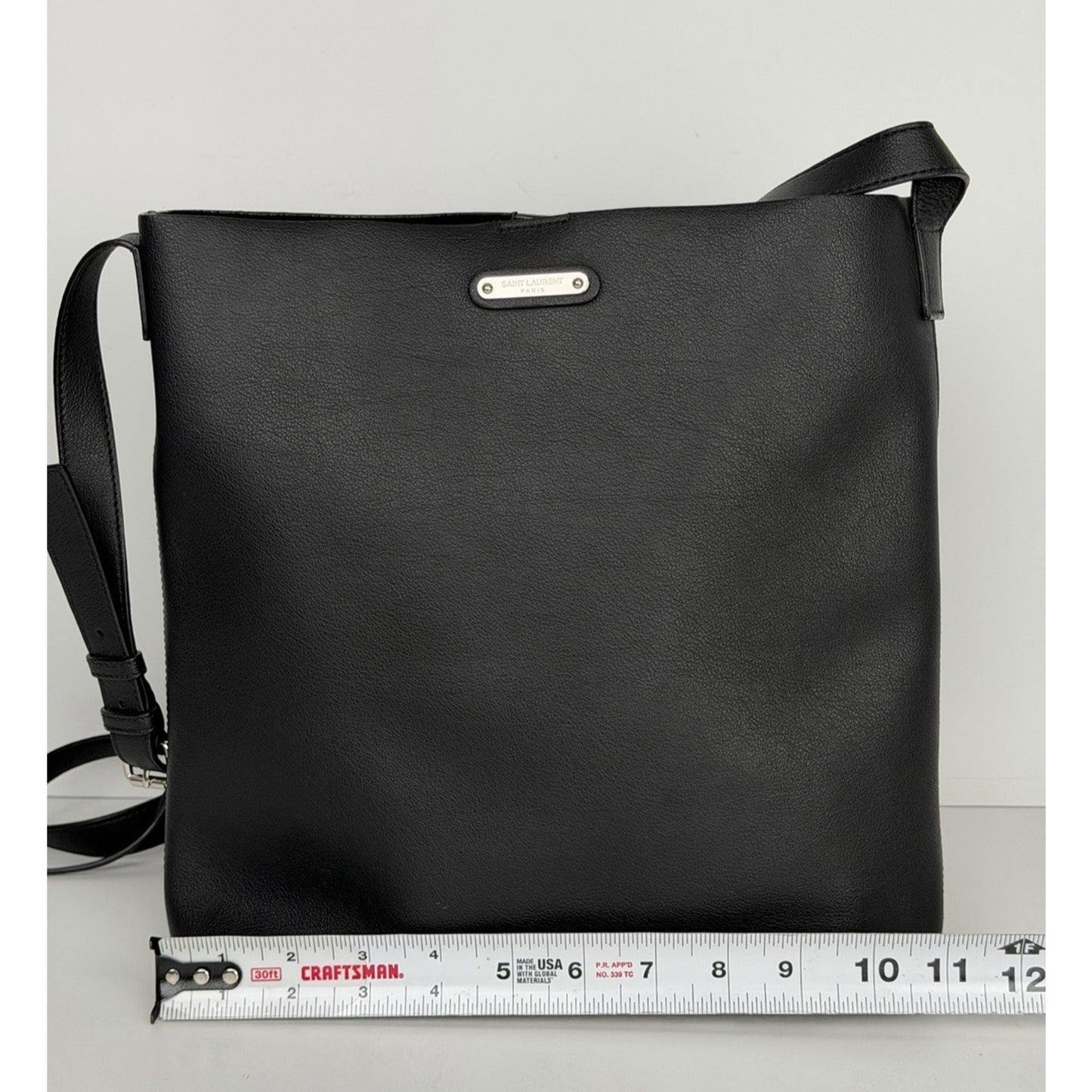 Saint Laurent Bold Crossbody Bag in Black Leather S10