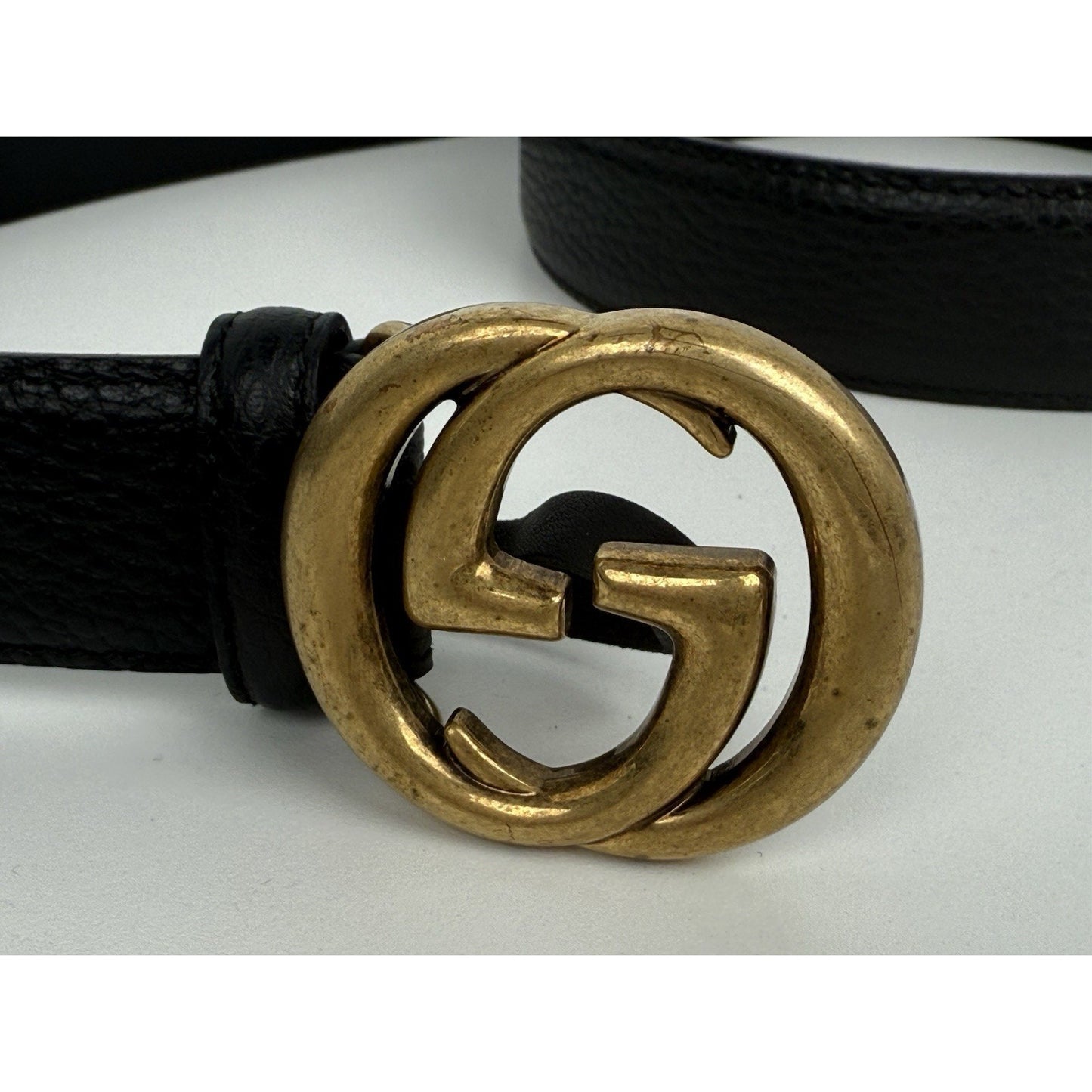 Gucci GG Marmont Thin Leather Belt 39" 90/36 474345-480199