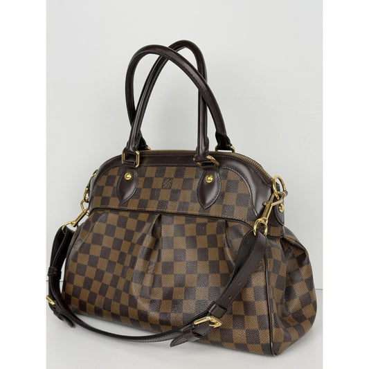 Louis Vuitton Trevi PM Handle Bag in Damier Ebene Coated Canvas 2013