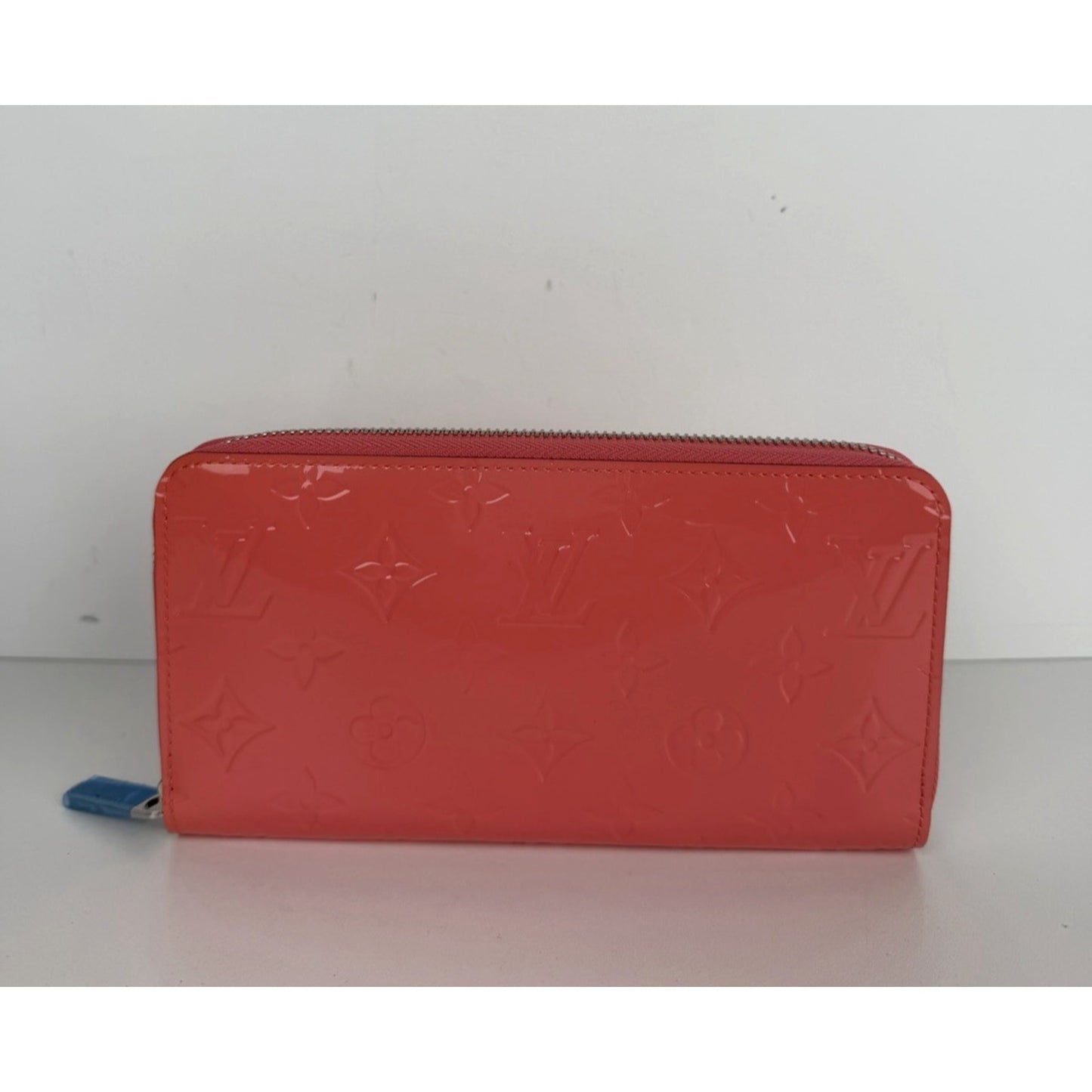 Louis Vuitton Vernis Zippy Womens Wallet in Monogram Glossy Rose 2015
