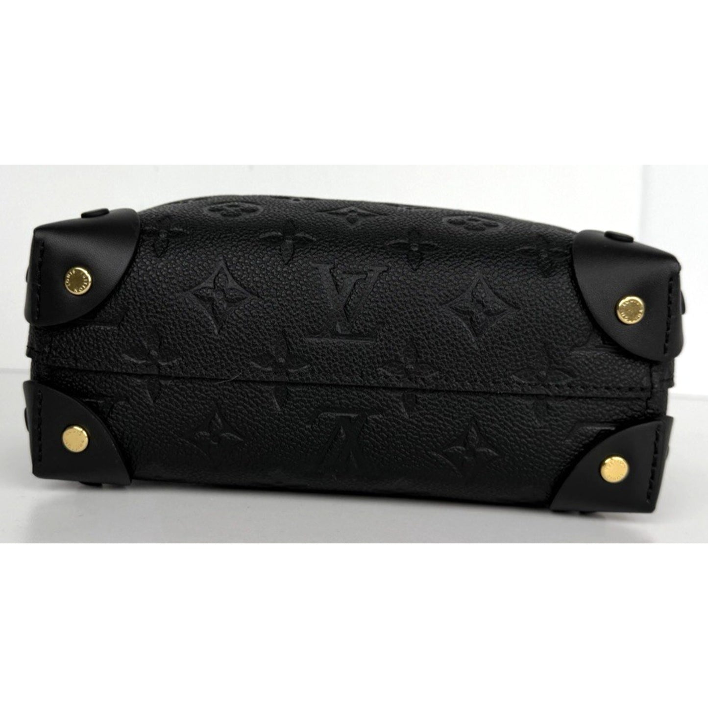 Louis Vuitton Petite Malle Souple Bag Black Embossed Monogram Empreinte 2020 D-7