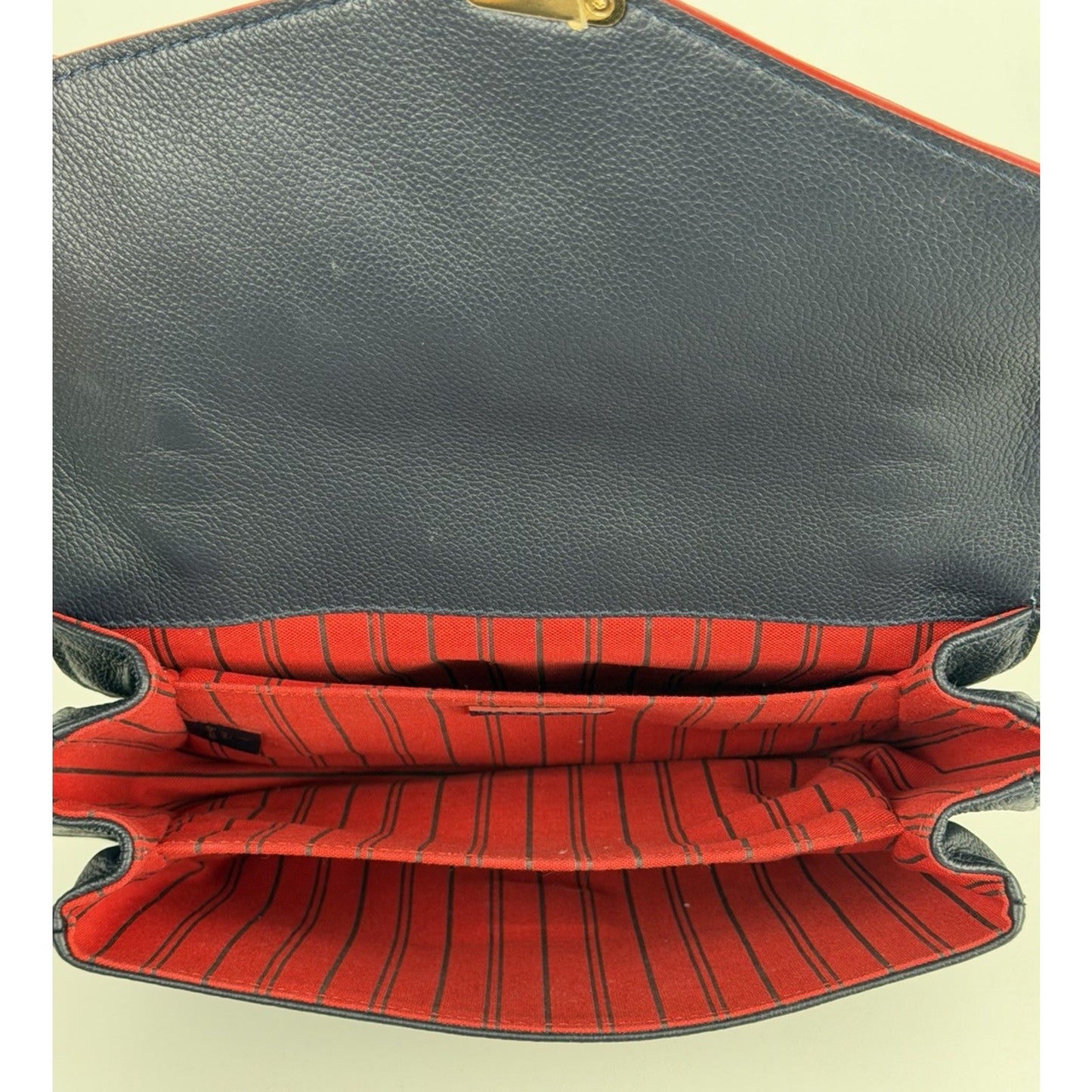 Louis Vuitton Pochette Metis Shoulder Bag Monogram Emprenite Leather Blue NFC F1