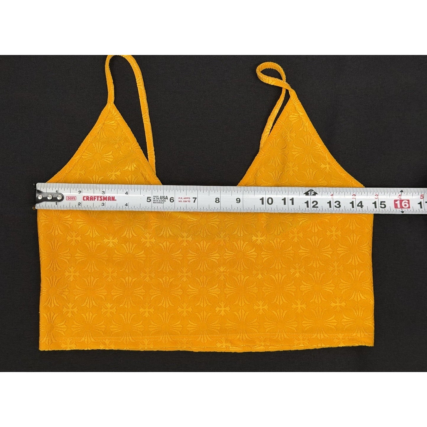 Chrome Hearts Stage Five CRPD Tank Top in Yellow
