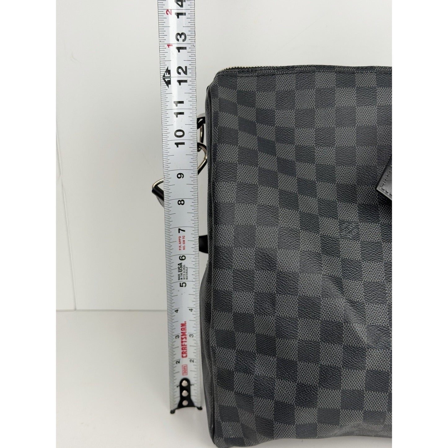 Louis Vuitton Keepall 55 Bandouliere Travel Bag in Damier Coated Canvas 2017 S