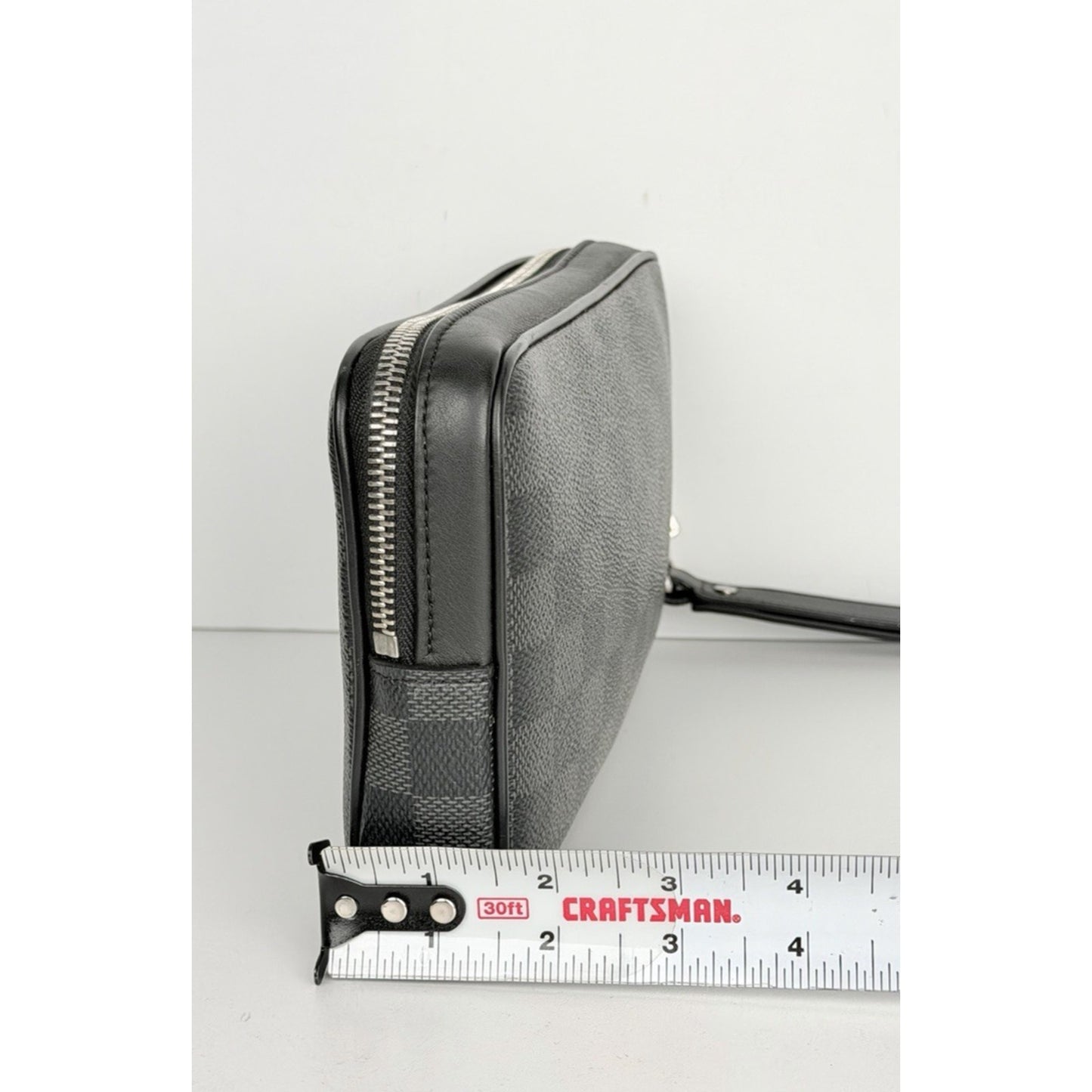 Louis Vuitton Kasai Clutch Black Canvas Damier Graphite Coated Canvas 2018 S17