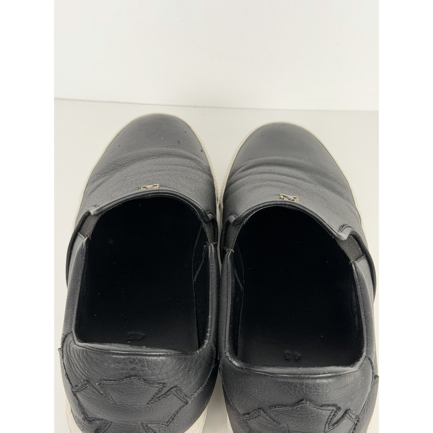Chrome Hearts Dagger Slip On V2 Sneakers in Black Leather