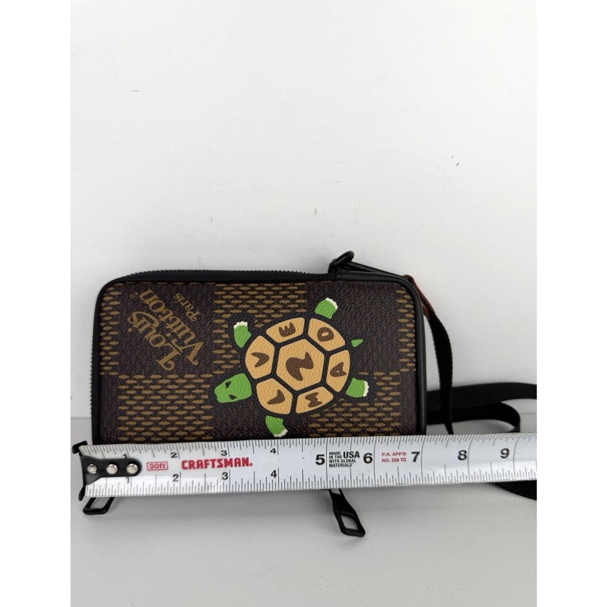 Louis Vuitton x Nigo Turtle Crossbody Bag in Damier Ebene Coated Canvas NFC S-08