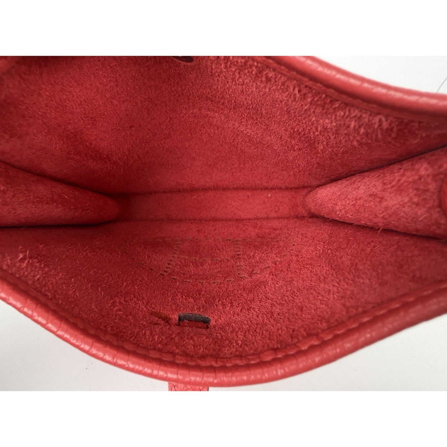 Hermes Evelyne TPM 16 Bag in Red Taurillon Clemence Leather 2015 C1
