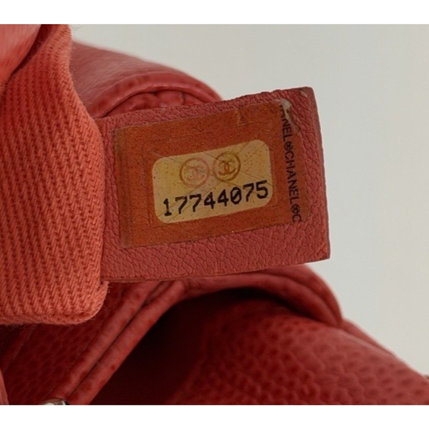 Chanel Medium Just Mademoiselle Bowling Bag in Red Caviar Leather F1