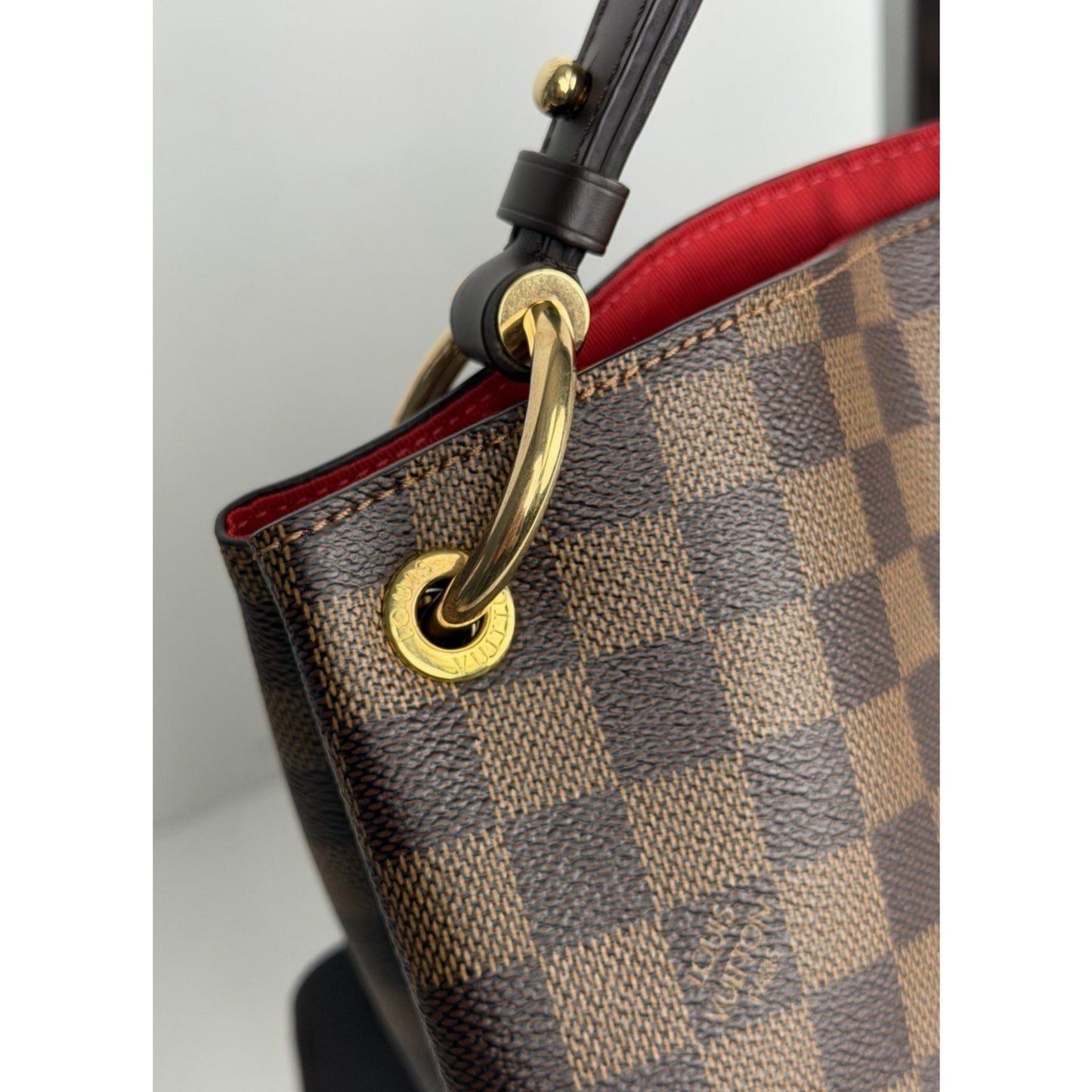 Louis Vuitton Damier Ebene Graceful MM Handbag in Brown Canvas 2020 C6