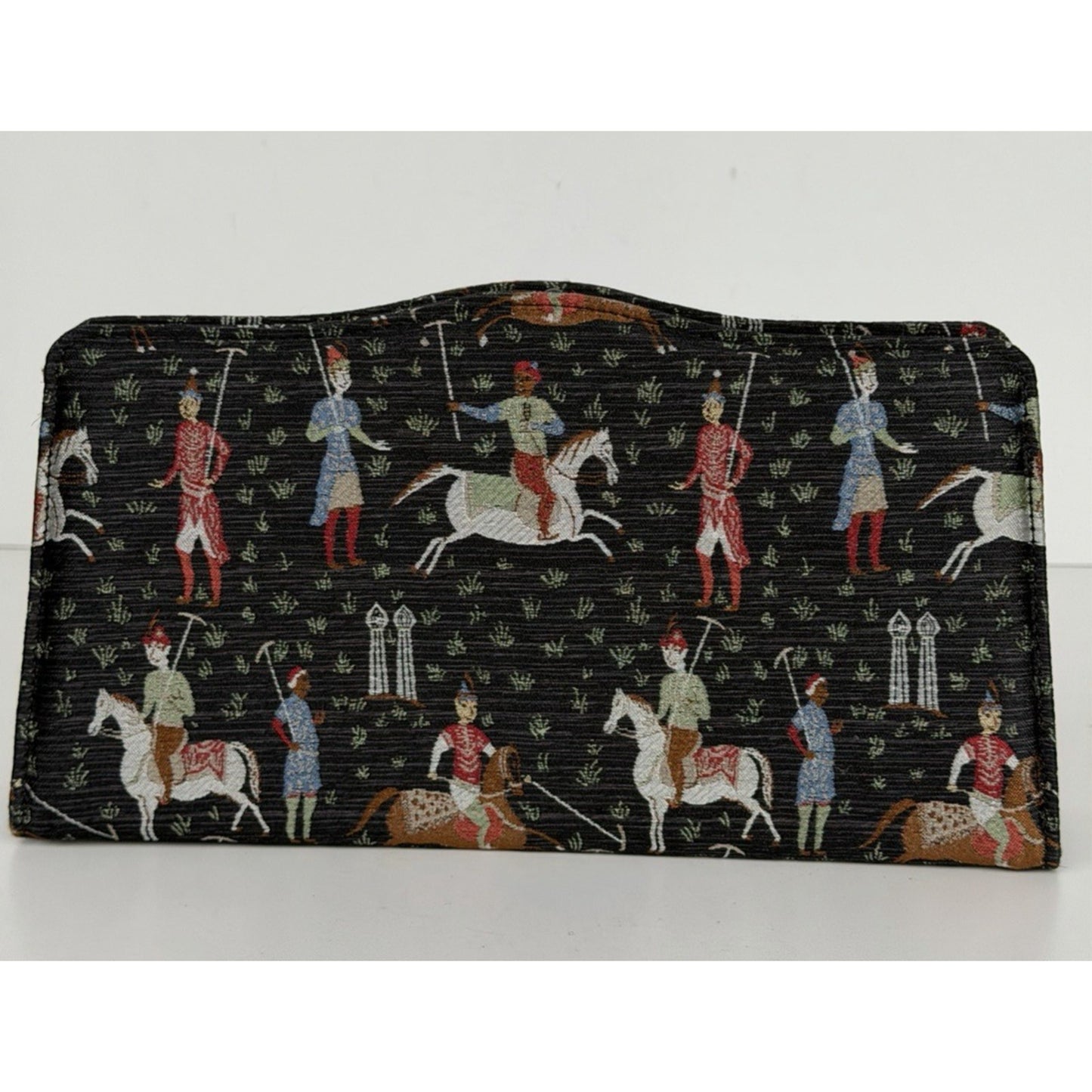 Gucci Equestrian Print Canvas Clutch Bag Pouch Case in Gray for Women S