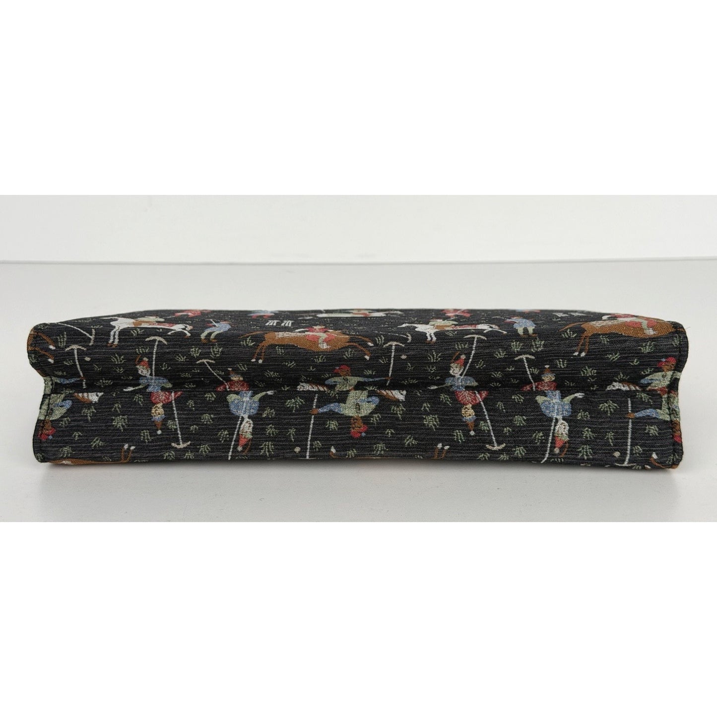 Gucci Equestrian Print Canvas Clutch Bag Pouch Case in Gray for Women S