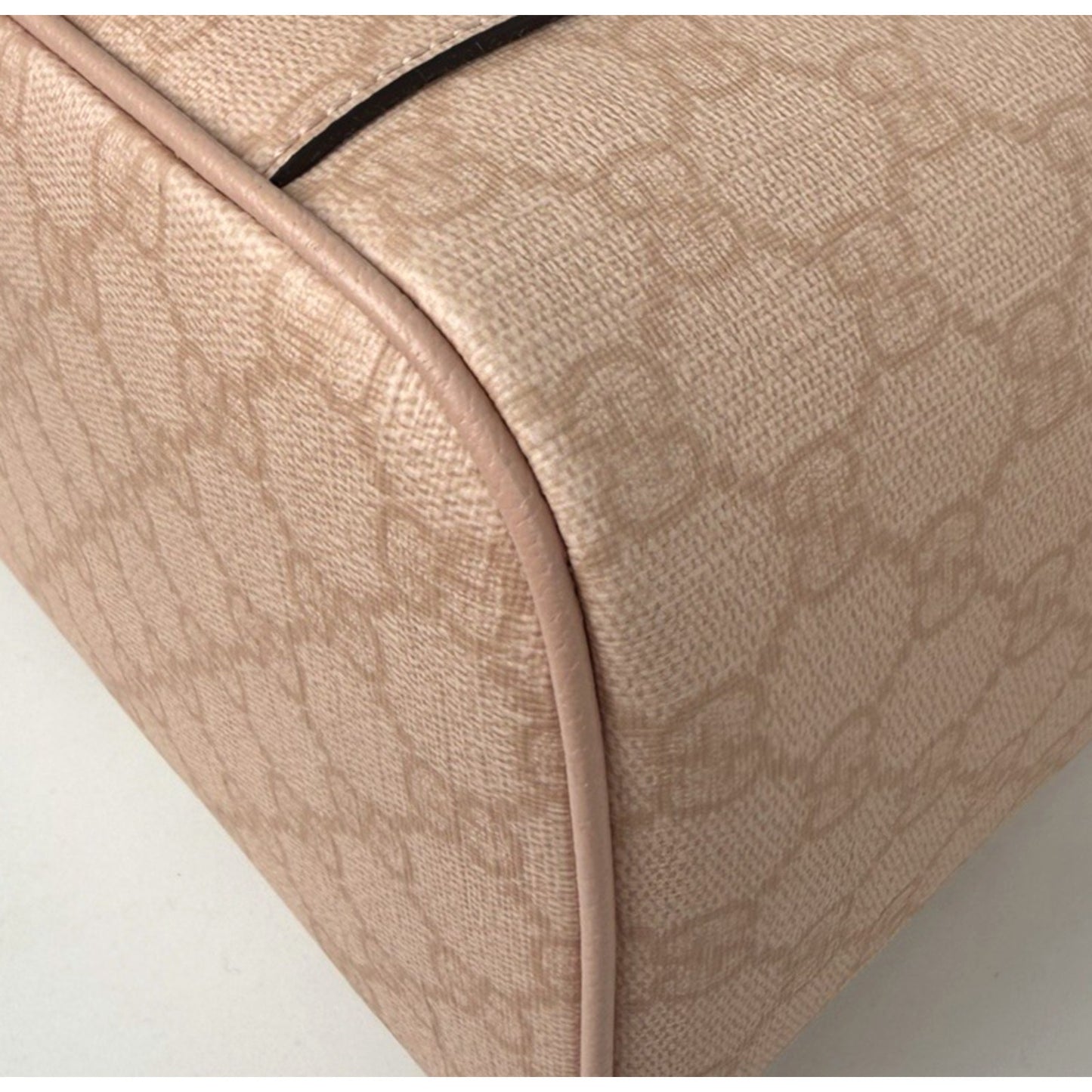 Gucci Ophidia Vanity Cosmetic Case Bag is Crafted from Pink GG Supreme Canvas S