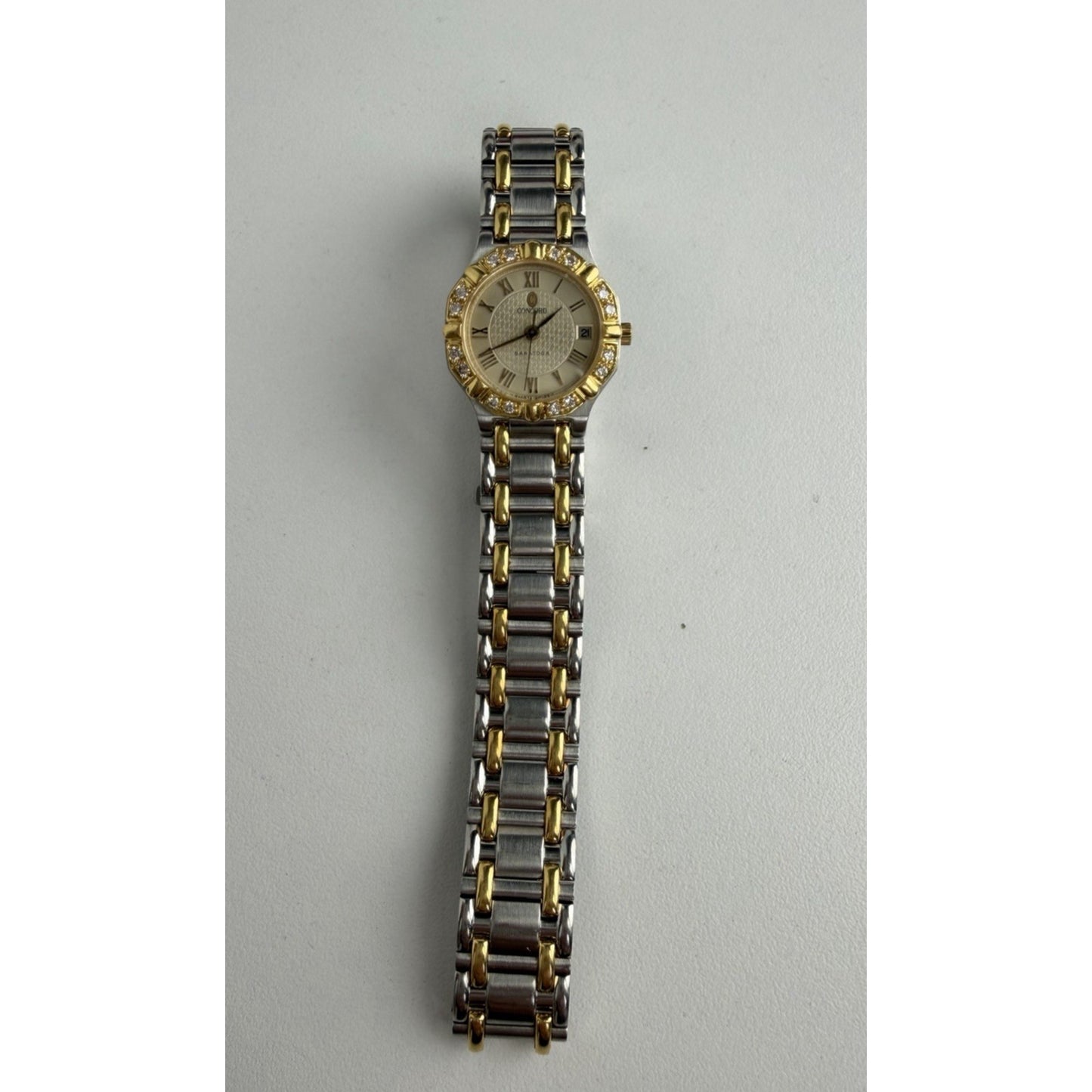Concord Saratoga Ladies Watch Two-Tone 18k Gold and Stainless Steel