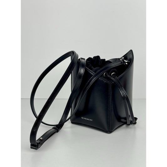 Givenchy Antigona Stretch Mini Top Handle Bag Black Box Leather