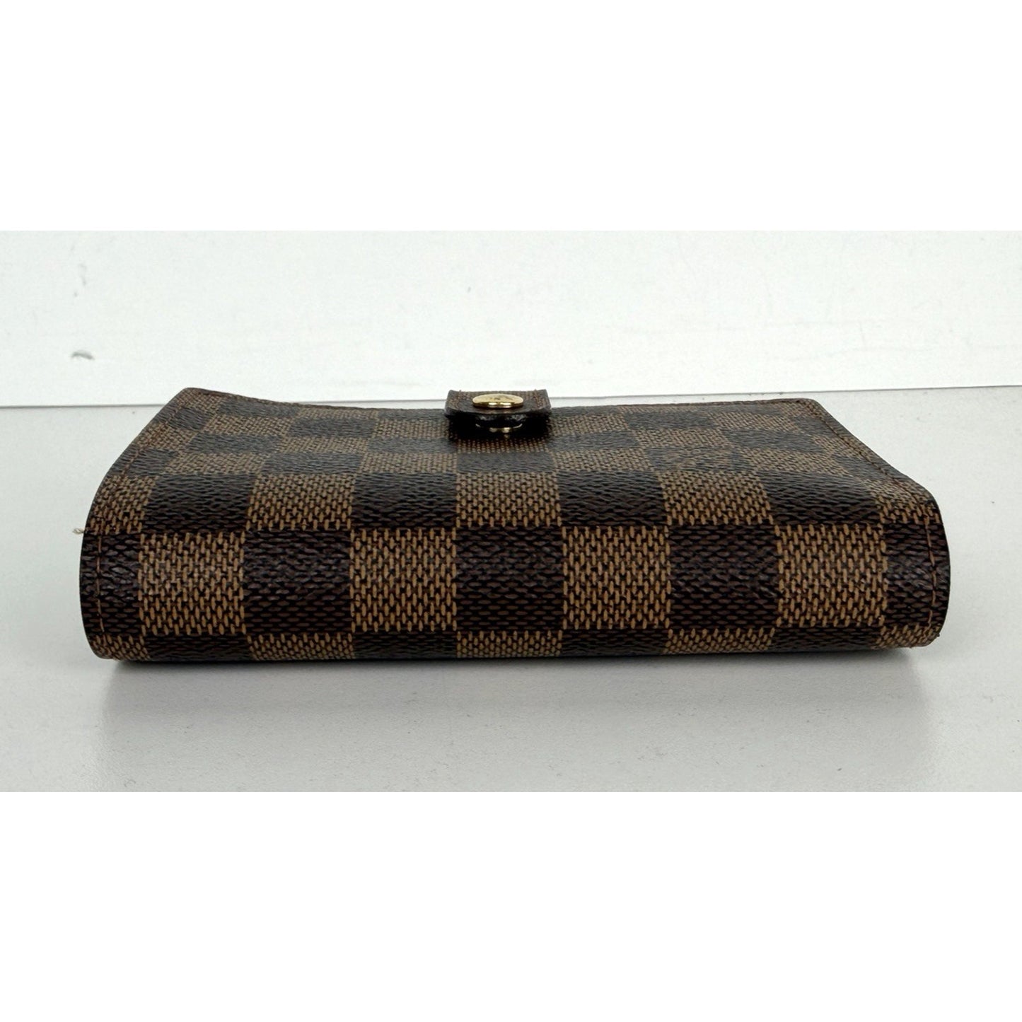Louis Vuitton Portefeuille Viennois Wallet Vintage in Damier Ebene Canvas 2006