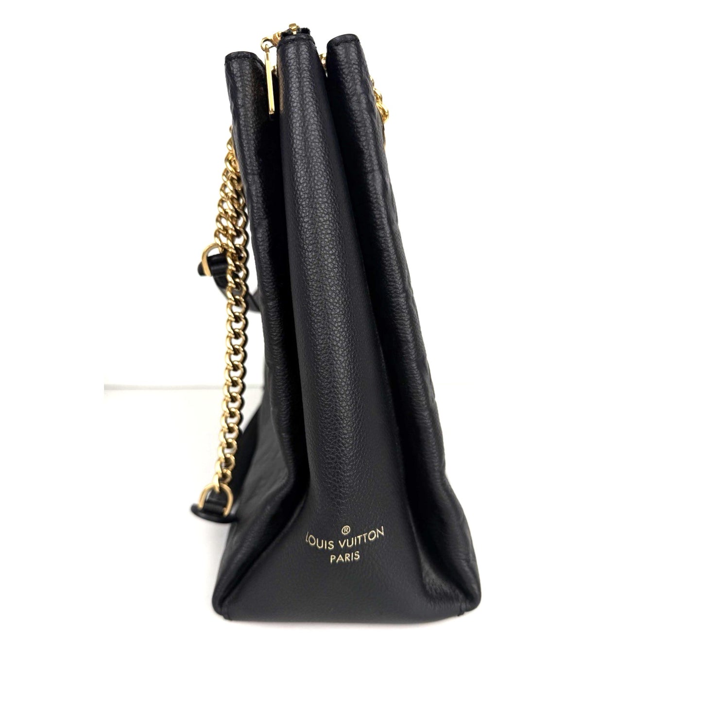 Louis Vuitton Surene Shoulder Bag MM Black LV Monogram Empreinte Leather 2018 C1