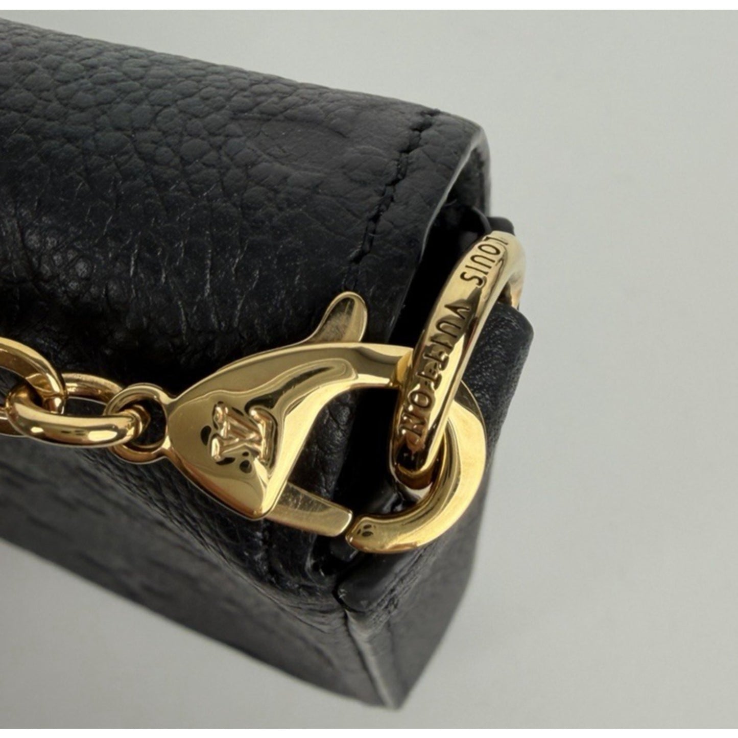 Louis Vuitton Pochette Felicie Wallet Bag in Black Monogram Empreinte NFC S11
