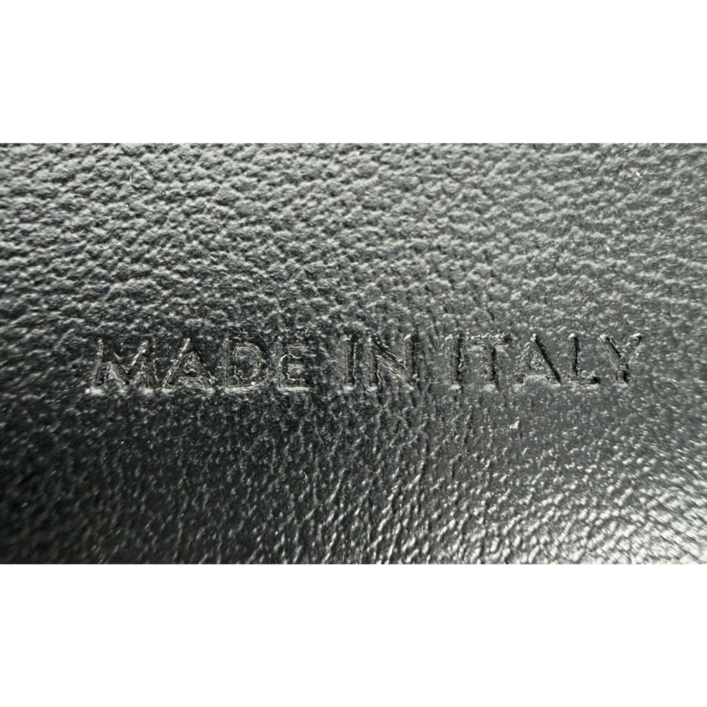 Celine Vertical Wallet Black Grained Calfskin Leather & Silver-Tone Hardware K2