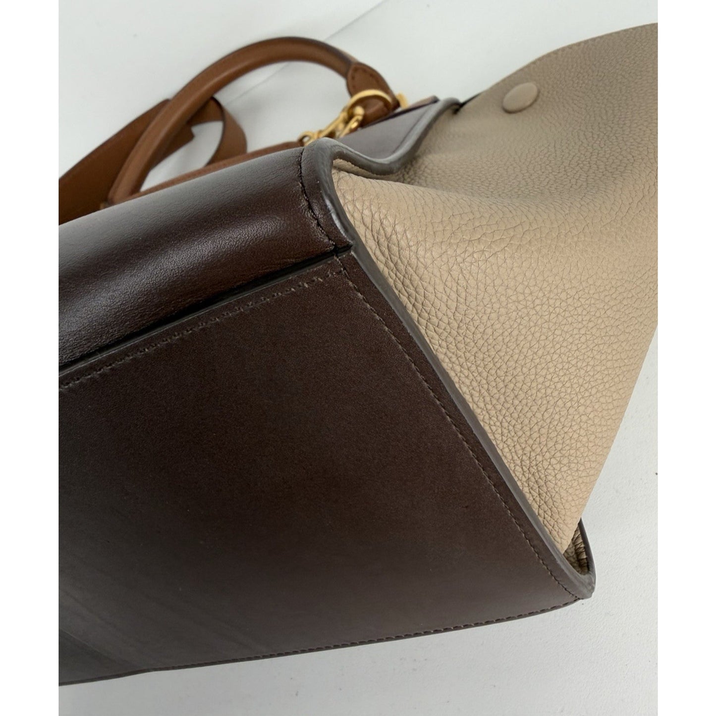 Celine Medium Trapeze Bag Medium in Tri-Color Leather S