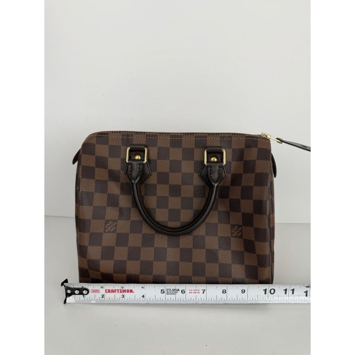 Louis Vuitton Speedy Bag 25 in Damier Ebene Coated Canvas NFC E6