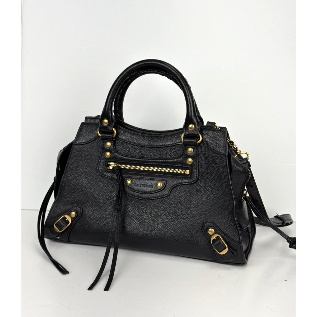Balenciaga Neo Classic City Bag Small in Black Grained Calfskin Leather S-05