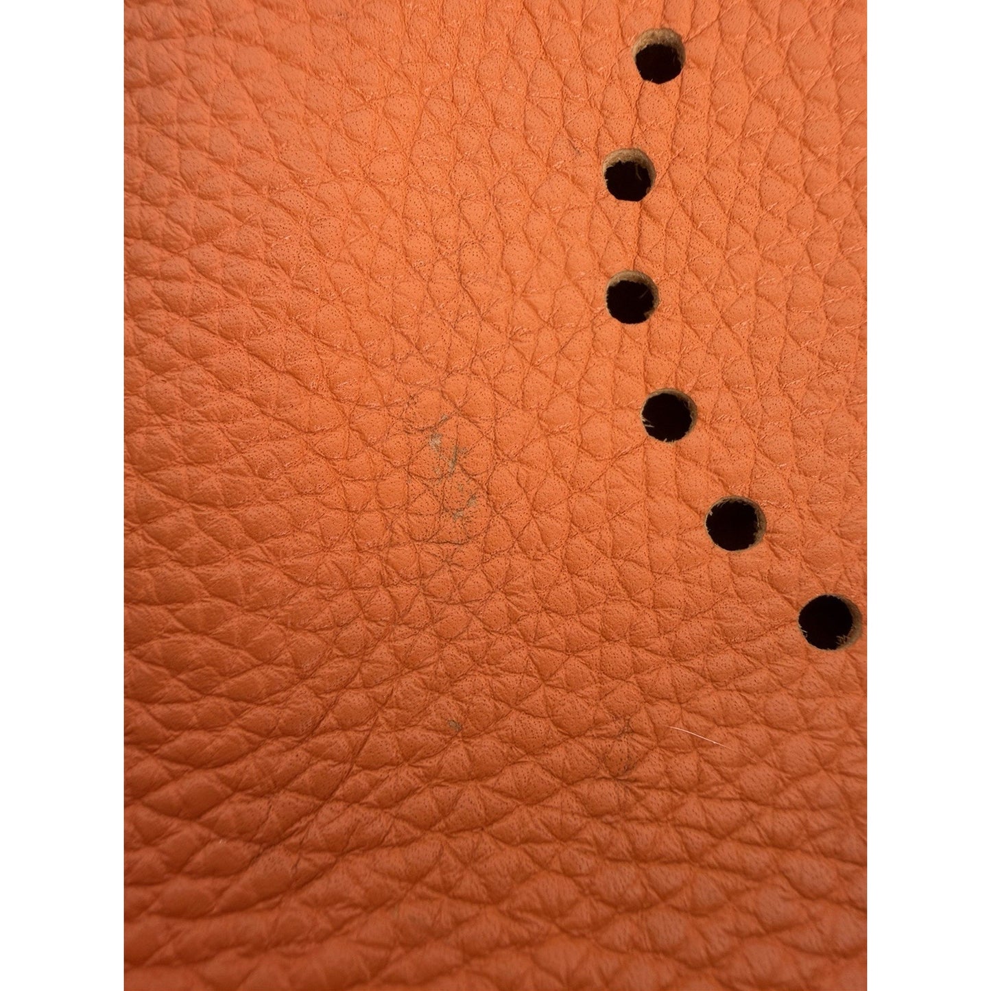 Hermes Evelyne III Crossbody Bag 29 Orange Taurillon Clemence Leather R-1 2010