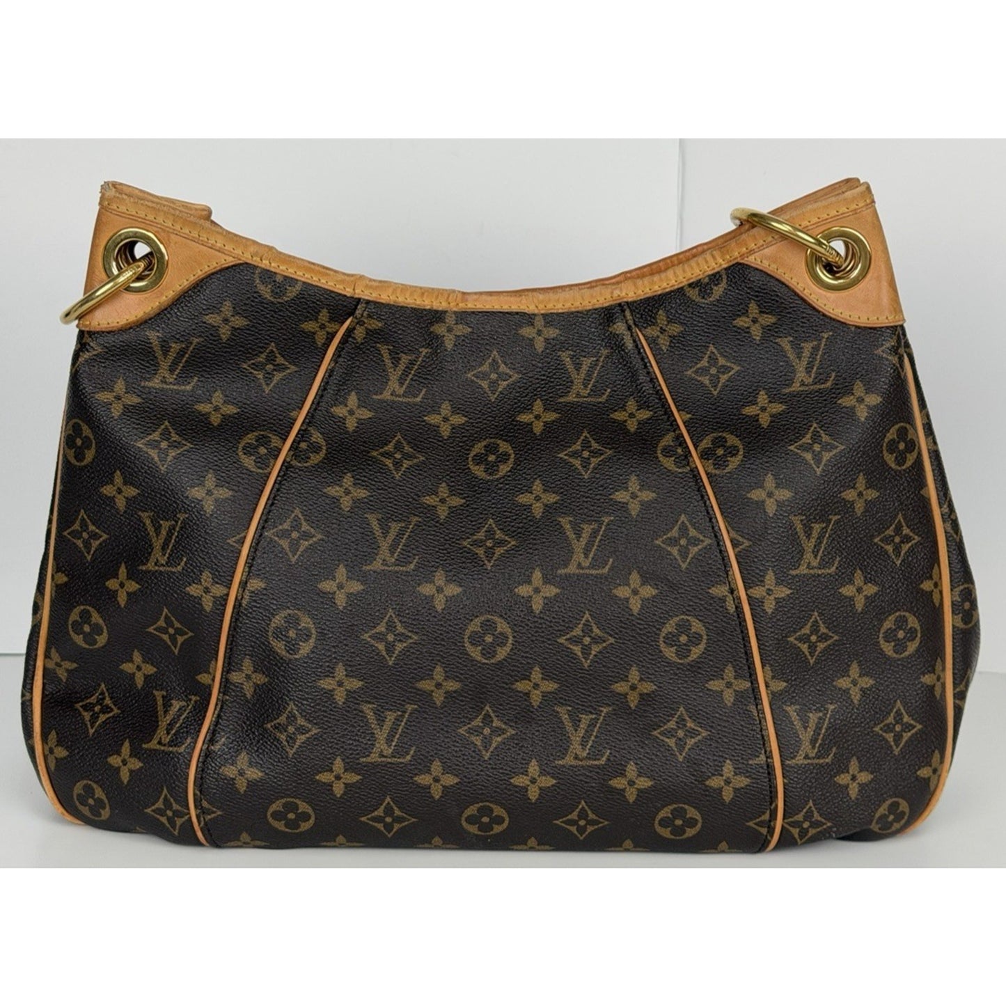 Louis Vuitton Monogram Galliera PM Hobo Bag in Brown Canvas S08