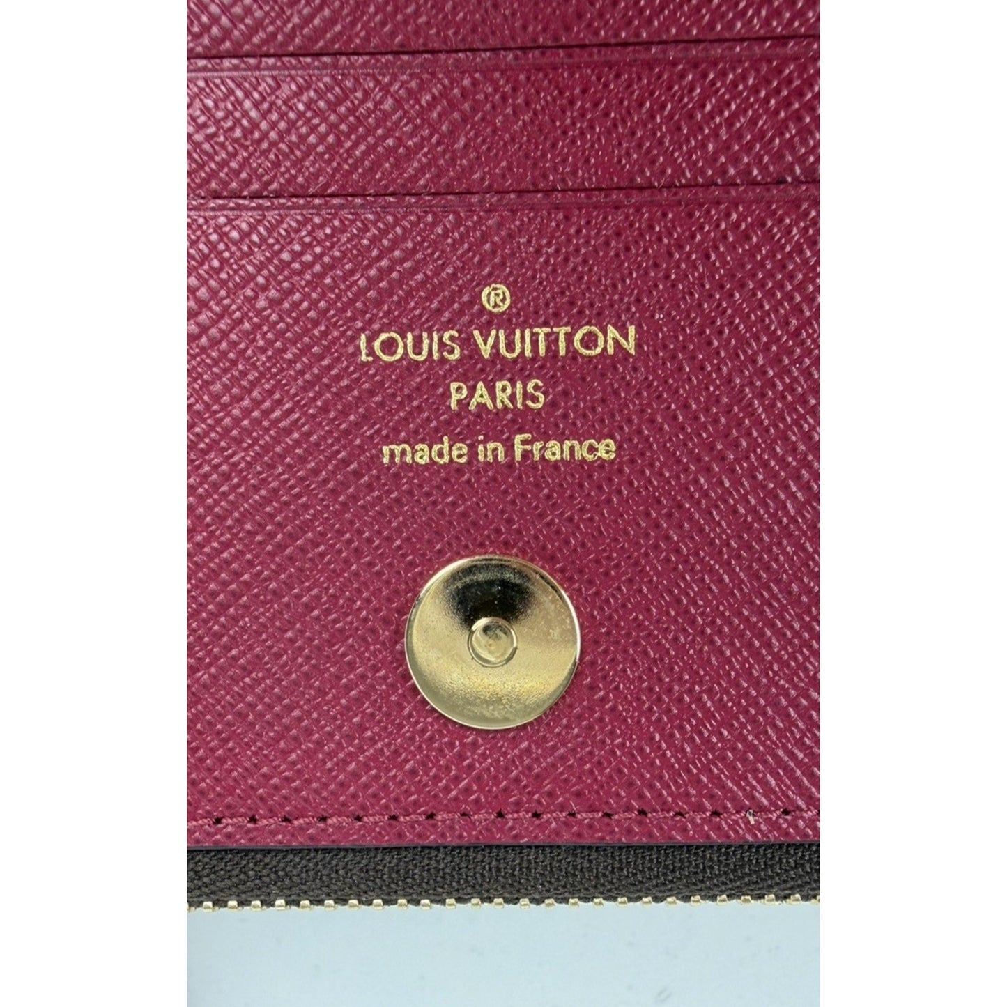 Louis Vuitton Adele Compact Wallet in LV Monogram Coated Canvas 2015