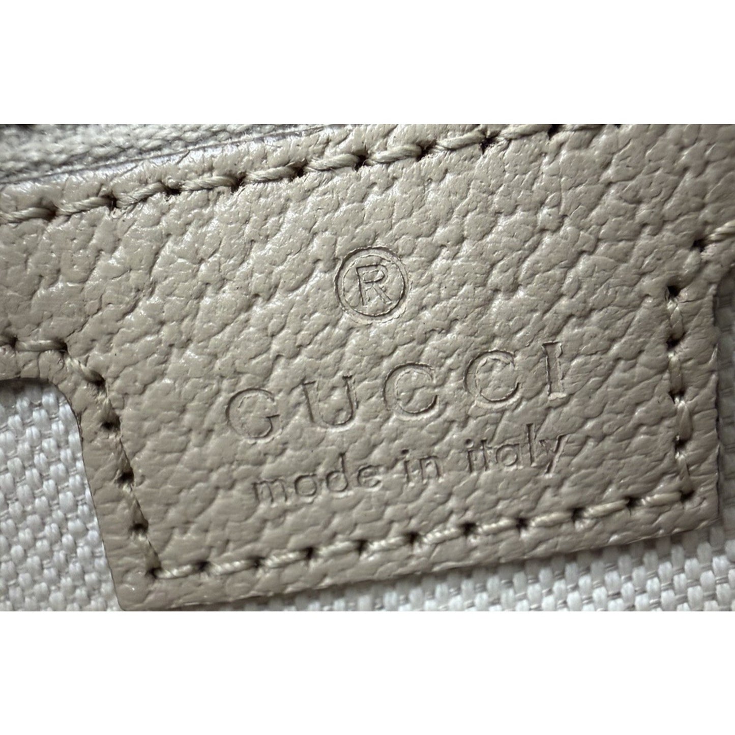 Gucci GG Tote Bag Supreme Small Retro Interlocking Beige & Mystic White
