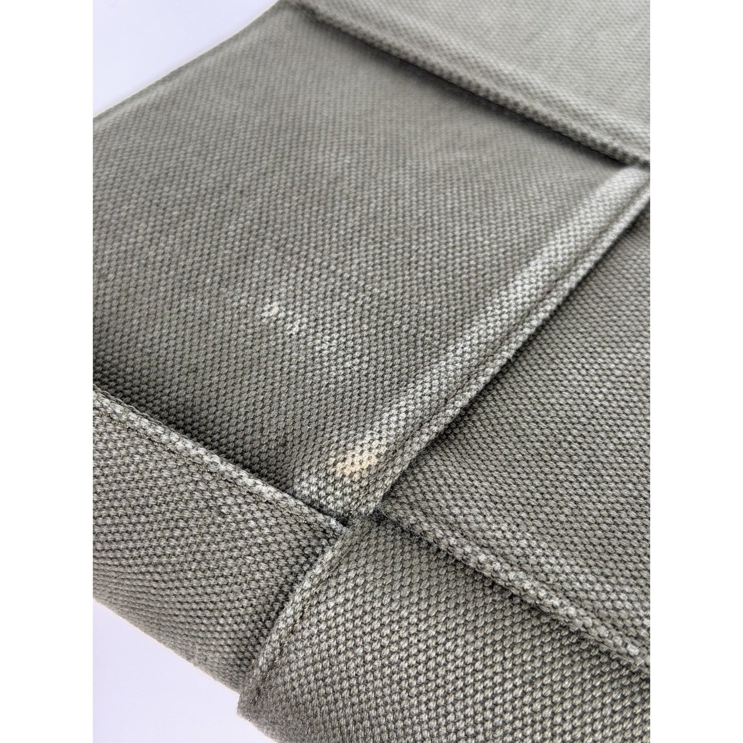 Bottega Veneta Large Arco Woven Canvas Tote Handbag C-7