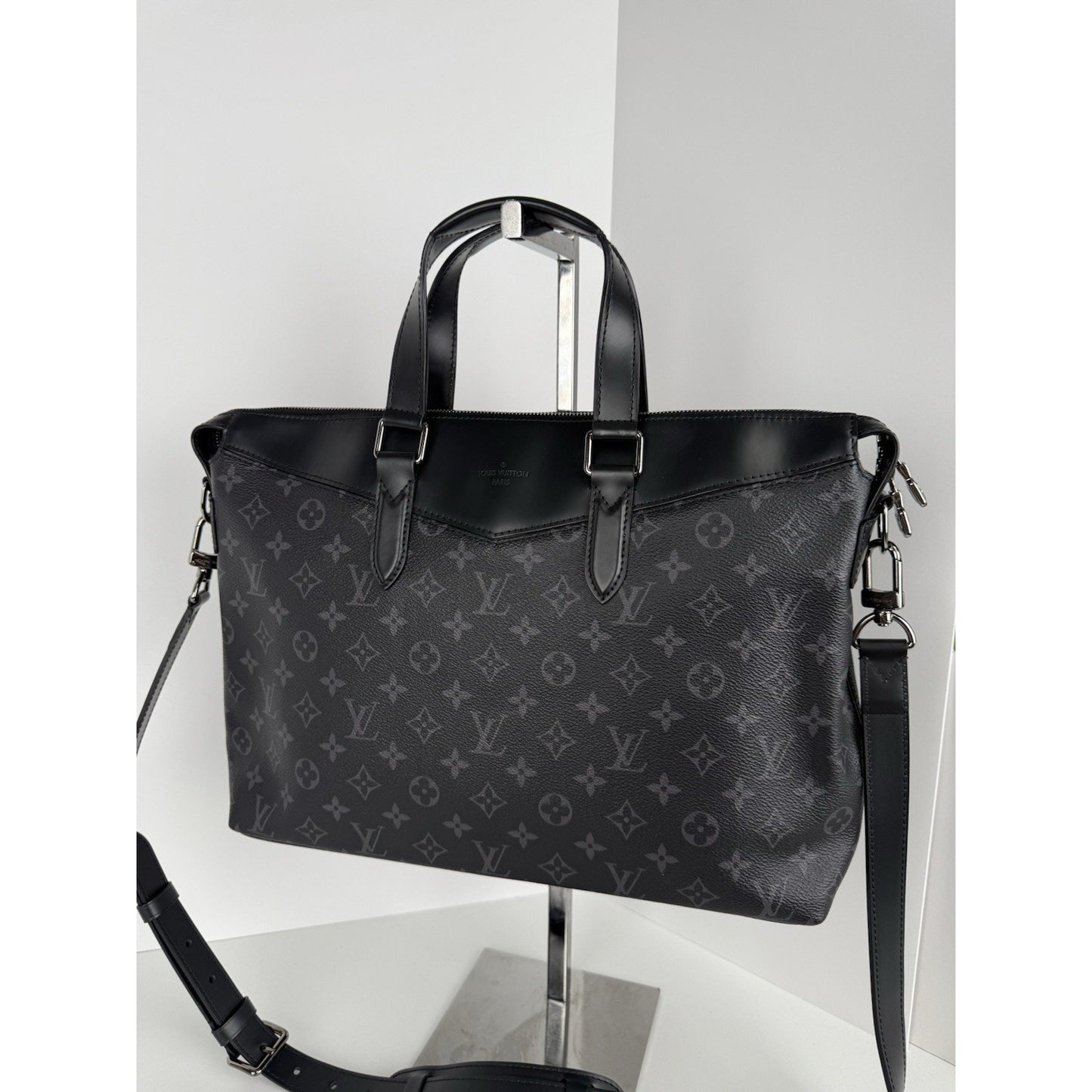 Louis Vuitton Explorer Briefcase Monogram Eclipse Canvas