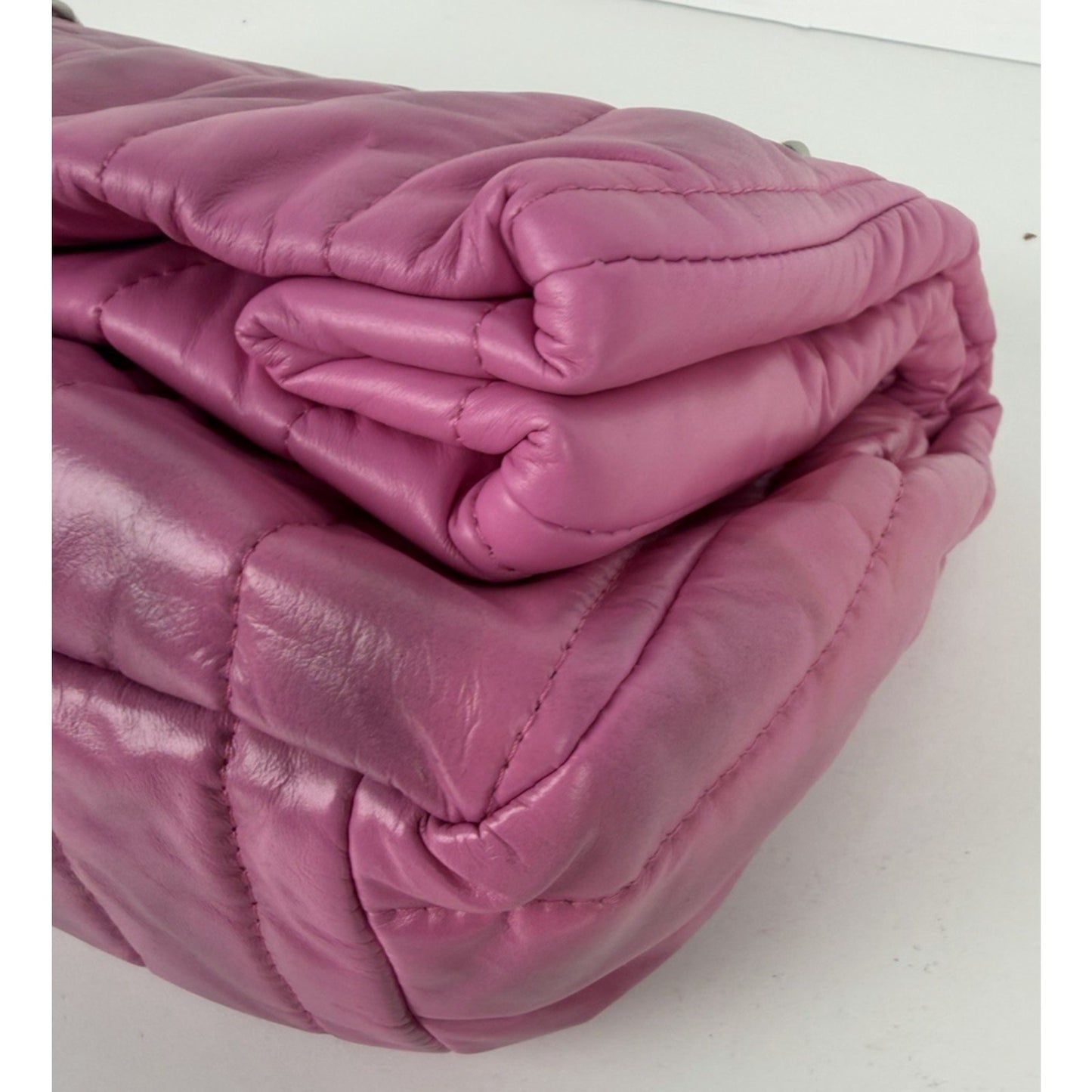 Balenciaga Monaco Small Bag in Pink Quilted leather Silver HW D-1