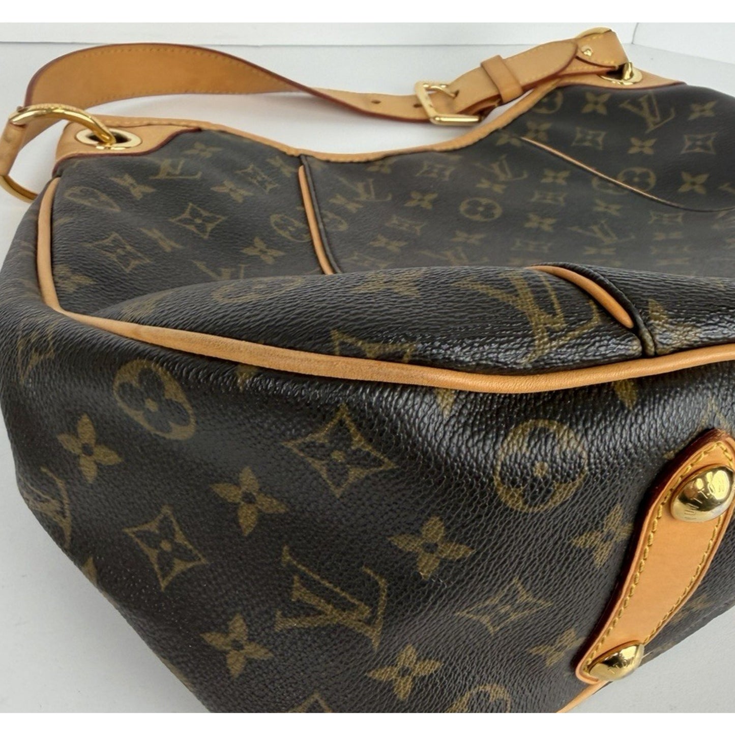 Louis Vuitton Galliera PM Bag in Brown Iconic Monogram Coated Canvas 2009 S09