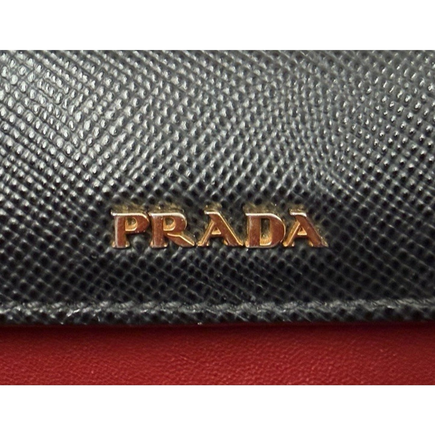 Prada Double Handle Signature Saffiano Leather Bag Large Tote in Black S07