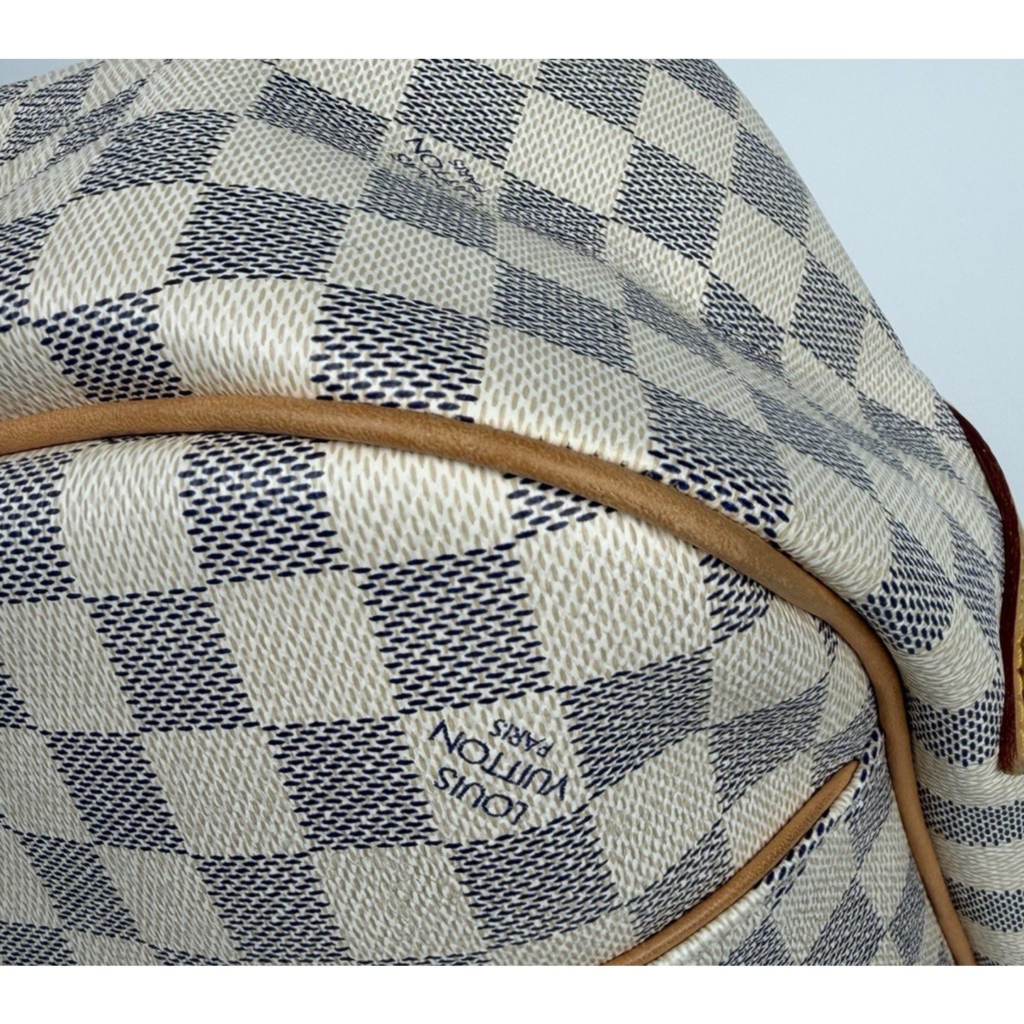 Louis Vuitton Galliera Hobo Bag PM in Damier Azur Coated Canvas 2010 S18
