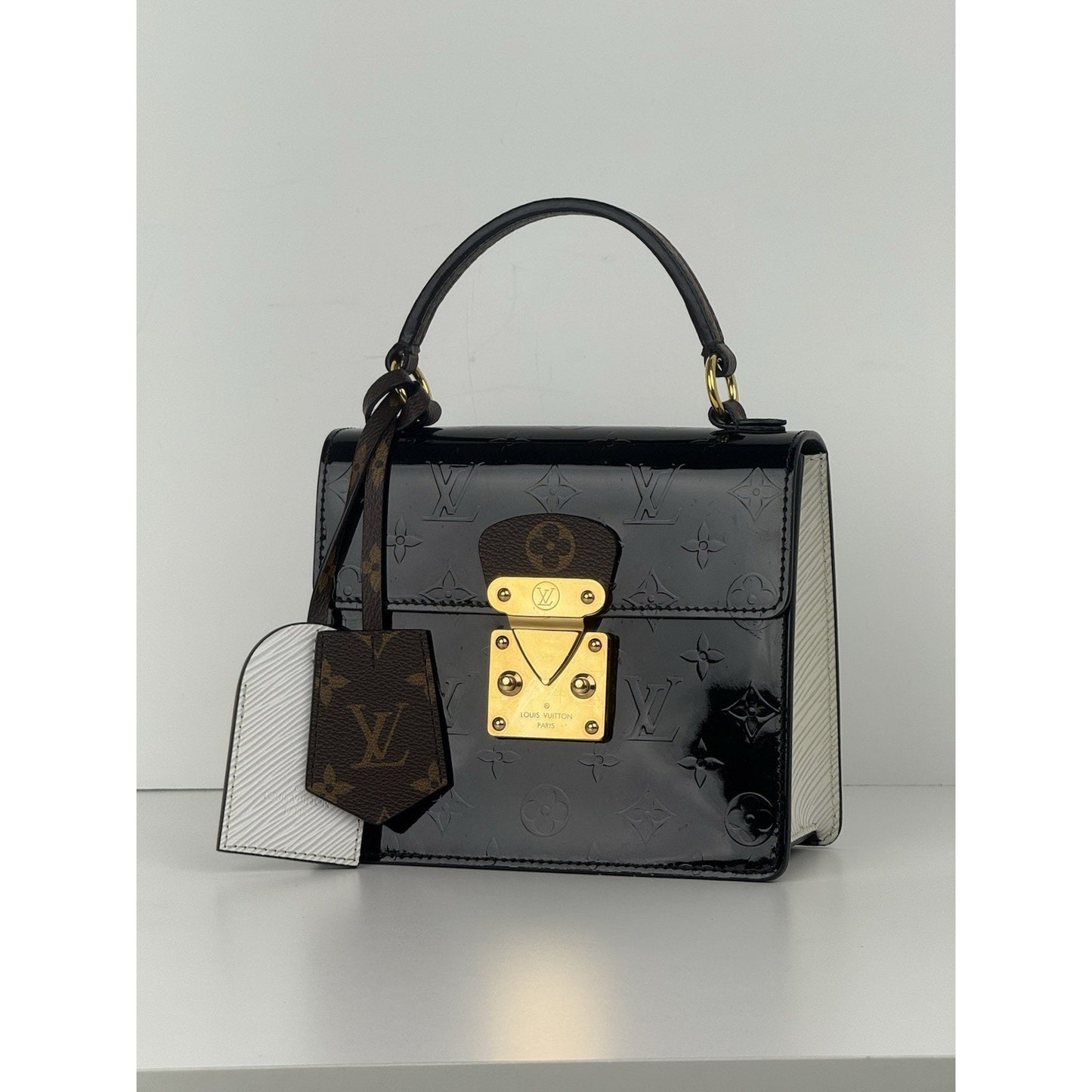 Louis Vuitton Spring Street Patent Leather Women's Shoulder Bag 2019